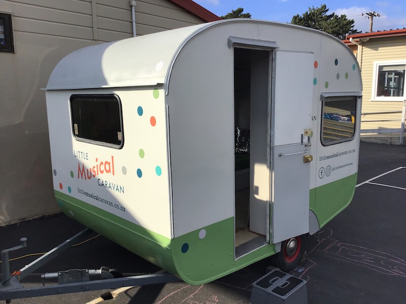 Little Musical Caravan at a school